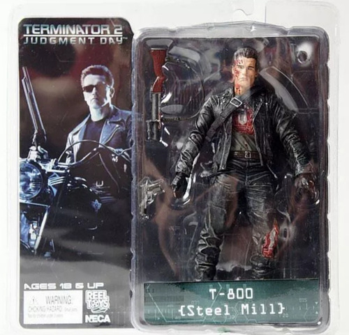 Figura Terminator Steel Mill Neca 18 Cm En Blister