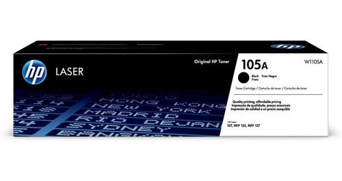 Toner Hp 105a W1105a 1000pags Para Laser Mfp 135a 135w 107r 