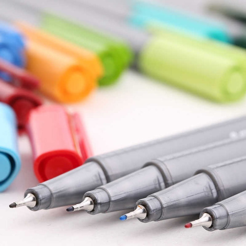 Caneta Triplus Fineliner Staedtler Vermelho Extra Fina