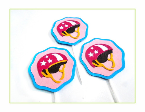 Cupcake Topper Soy Luna Premium Ponque Candybar 24und