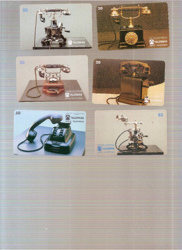 Cartão Telefônico - Série Telefones Antigos - 11 Cartões