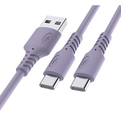 Cabo Divisor Macho Duplo Usb C De 2 M