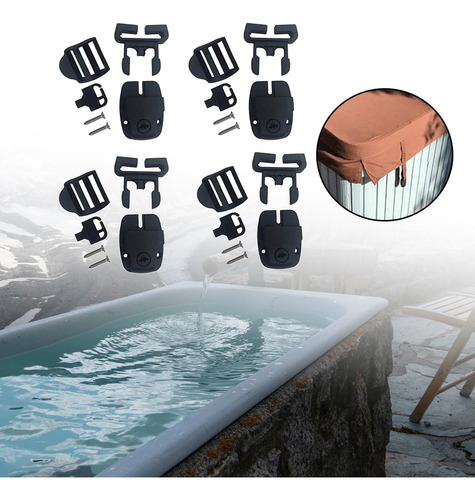 3 X 2 Clips For Cubierta De Spa, Clip De Repuesto 3 Piezas