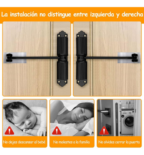 Cierra Puertas Automatico Ajustable - Puertas Pesadas Seguro