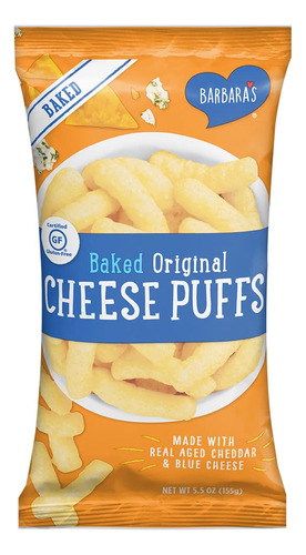 Barbara's Bakery Queso Puffs, Original, 5.5 Oz