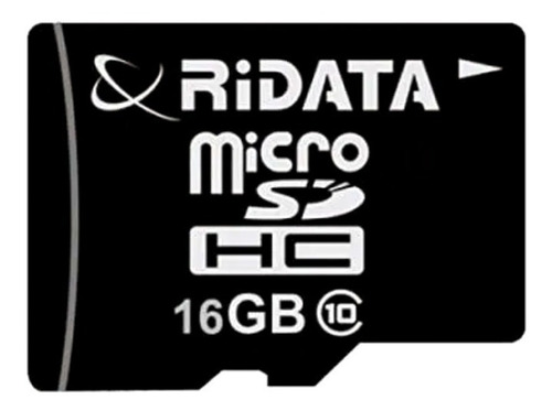 Memoria Micro Sd 16gb Ridata Clase 10 Alta Velocidad Celular