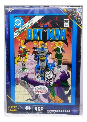 Rompecabezas 500 Piezas Batman Y El Guasón - Dc Comics
