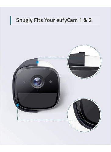 Imagen 3 de 6 de Eufy Security Eufycam 1 2 Skin 2pack Ctive Silicone C...