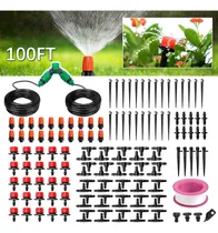 Comprar Kit Riego Goteo Jardin Sistema 100 Pie 98.4 Ft Boquilla Kits