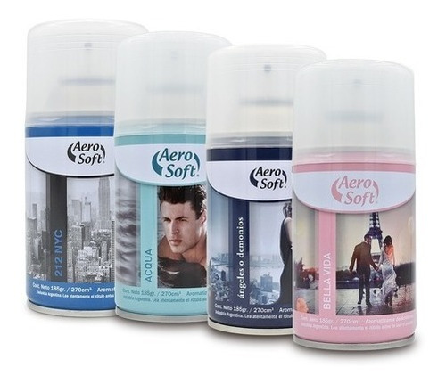 Aerosol Aromatizador Aerosoft Perfumes X3 Und -  Insumos Oes