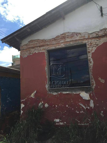 Terreno À Venda, 100 M² Por R$ 200.000 - Parque Novo Oratório - Santo André/sp - Te0874