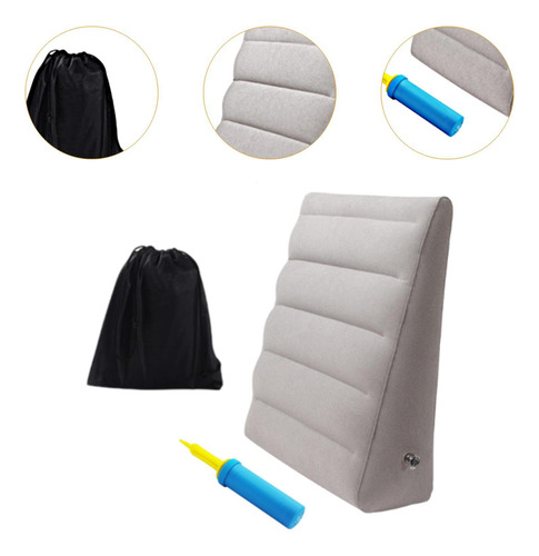 Almohada Inflable En Forma De Cuña Que Se Infla Y Desinfla R