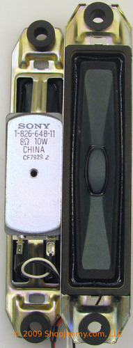 1-826-648-11 Parlantes De Televisor Sony Originales