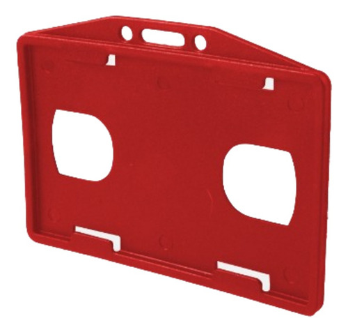 Escarapela Porta Carnet Horizontal X 10 Und Rojo