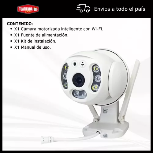 Cámara De Seguridad Inteligente Wifi 1080P Domo PTZ Exterior Al-6