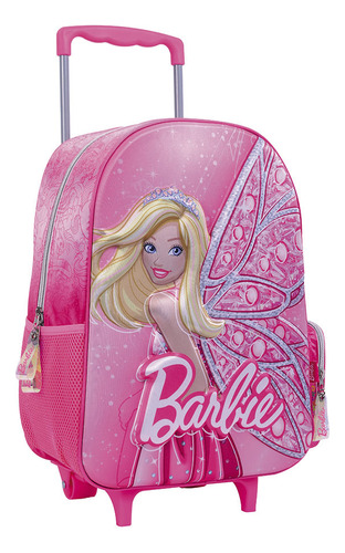 Barbie Mochila 16 Carro Fantasy Rosa