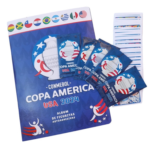 Copa America Usa 2024- Álbum + Sobres + Figuritas- No Panini