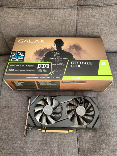 Placa De Video Gtx 1660 Ti 6 Gb Galax (Usado)