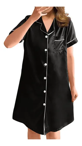 Camisa dormir seda hotsell