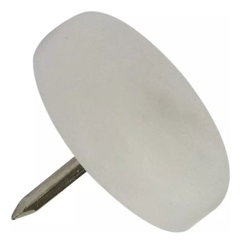 Deslizador Plastico Blanco 15mm 20 Und