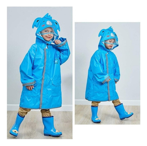 Capa De Chaqueta Impermeable Para Niños De Dibujos Animados