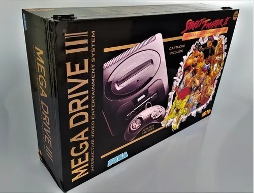 Caixa De Mdf Street Fighter Mega Drive Em Madeira Mdf