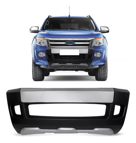 Overbumper Front Bumper Tg Poli Ford Ranger Xlt 2014