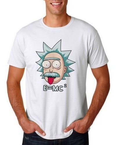 Polera Rick Einstein Rick And Morty Serie