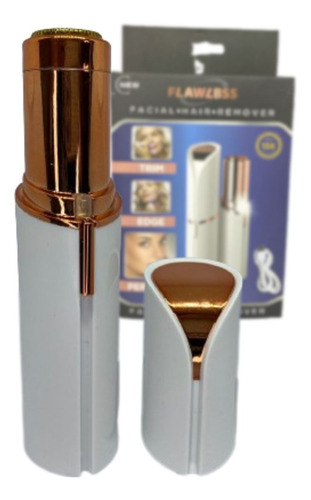 Depiladora De Vello Facial Portátil Color Blanco