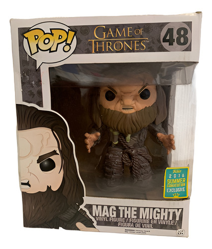 Funko Pop: Game Of Thrones Mag The Mighty 48 Maltratada Caja