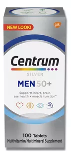 Centrum Silver Men 50+ 100cps 100 Dias Original Importado Nf