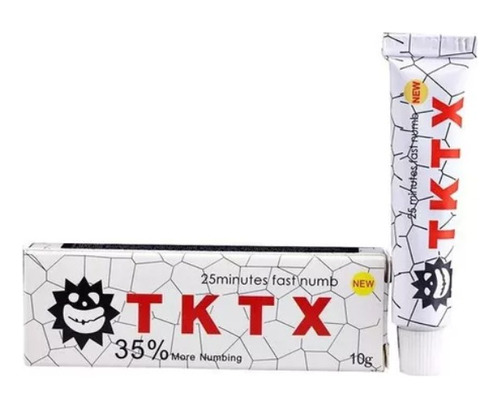 Crema Previa Para Tatuaje T-k-t-x Blanca 10 G