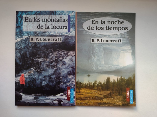 Lote X 2 Lovecraft Montaña - En La Noche - Gradifco