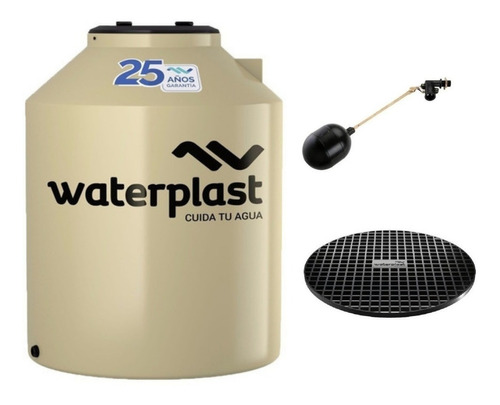 Tanque Clásico Tricapa Waterplast 850lts + Base + Flotante