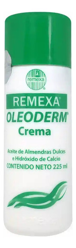 Crema Remexa Oleoderm Formulación Hipoalergénica 225 Ml Momento de aplicación Día Tipo de piel Todo tipo de piel