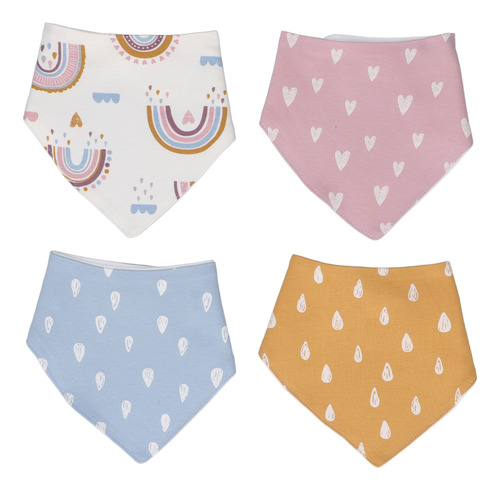 Juego De Baberos De Saliva Para Bebés, Absorbentes, Impermea