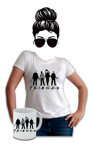 Camiseta  Friends   Mujer Estampada Mug Gratis