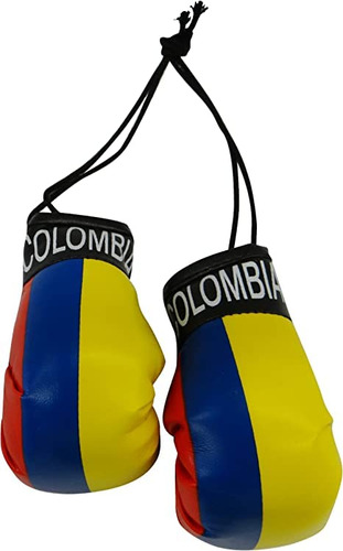 Mini Guantes De Boxeo Con Bandera De País De Colombia Para.