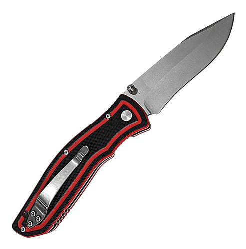 Imagen 4 de 10 de Navaja Cuchillo Supervivencia Rescate Rojo Negro Bison