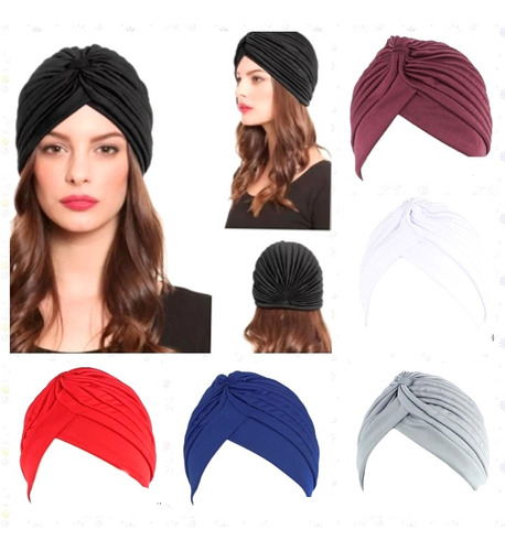 * Gorro Turbante Elegante Tratamiento Suave Color Varios*