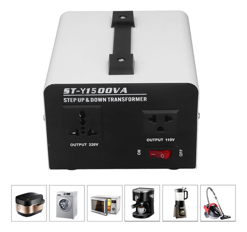 Convertidor De Potencia Transformador De Voltaje 1500w 110v