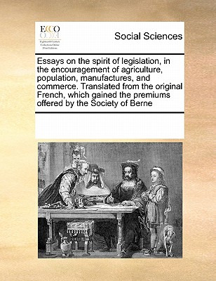 Libro Essays On The Spirit Of Legislation, In The Encoura...