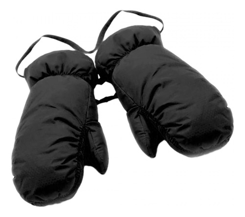 De Plumón, Guantes Para Clima Frío, Guantes De Negro M