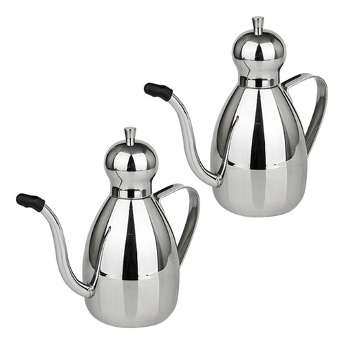 2 Botellas Dispensadoras De Aceite Para Salsa Cruet Con Boqu