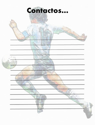 Agenda Pdf, P/imprir. A5/a4. Diego M
