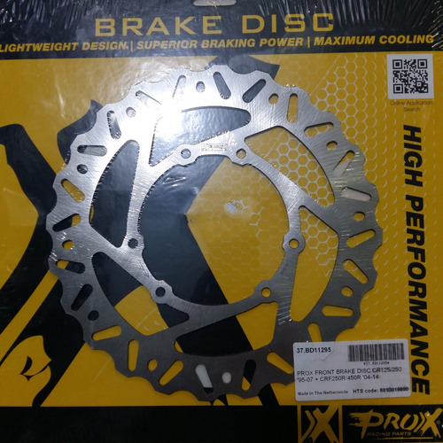 Disco De Freio Dianteiro Prox Crf 250/450 04-14 Cr 125/250