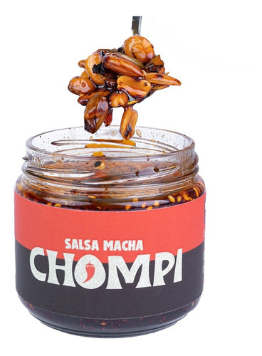 Imagen 1 de 9 de Salsa Macha De Chiles Y Nueces Premium 300g | Chompi