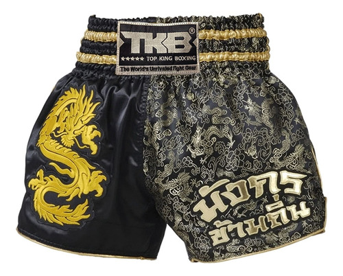 Top King Boxing Muay Thai - Pantalones Cortos Estilo Normal