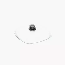Comprar Tapa Cuadrada Para Biferas Y Sartenes 28 Cm Amt Color Cristal