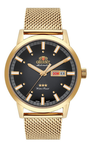 Relógio Orient Masculino Automatico Dourado 469gp085 P1kx